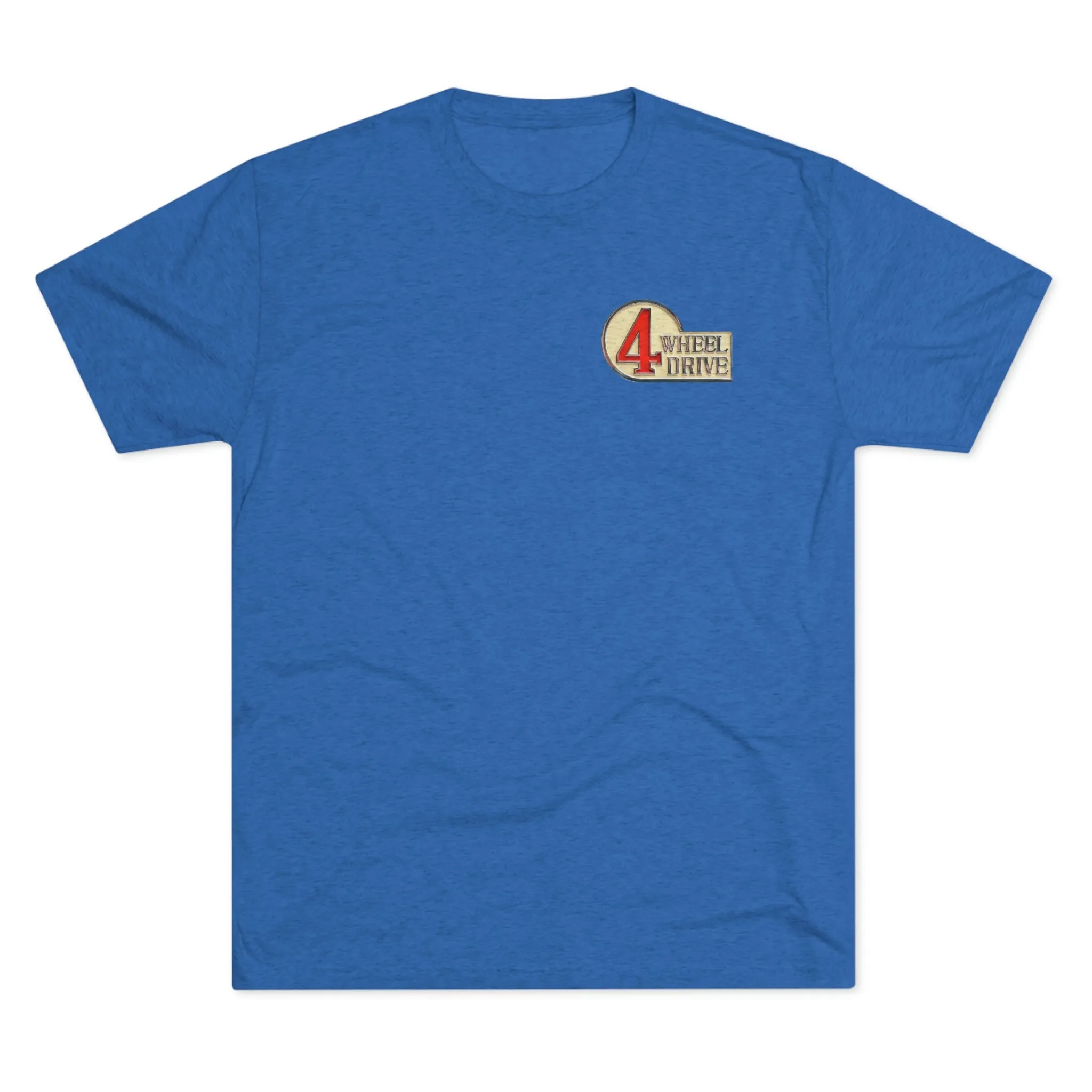 4 Wheel Drive 2 Side FJ40 Toyota Land Cruiser Unisex Tri Blend Tee - Reefmonkey