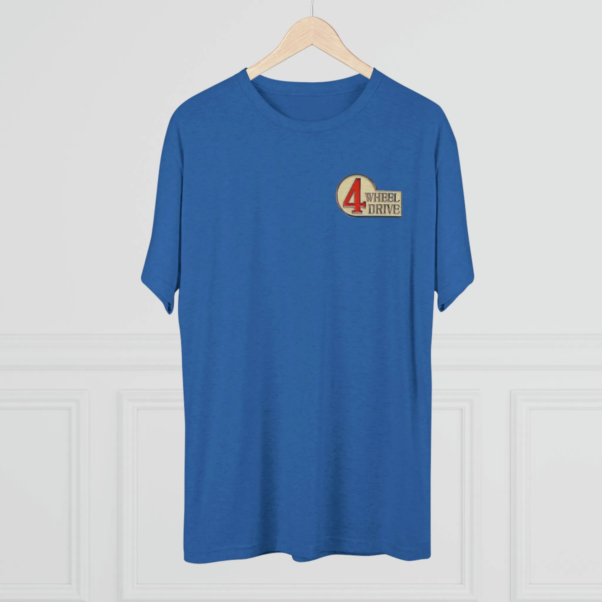 4 Wheel Drive 2 Side FJ40 Toyota Land Cruiser Unisex Tri Blend Tee - Reefmonkey