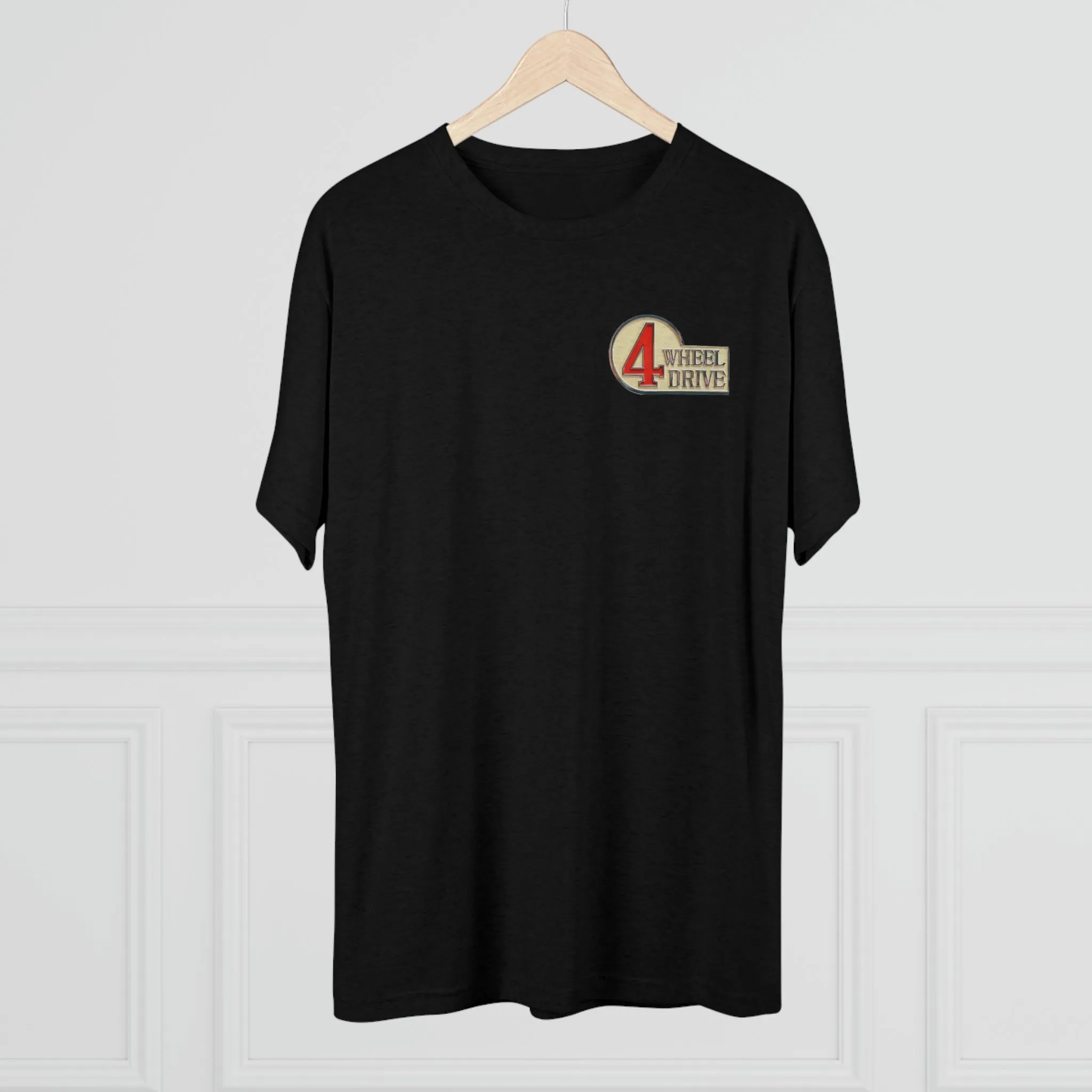 4 Wheel Drive 2 Side FJ40 Toyota Land Cruiser Unisex Tri Blend Tee - Reefmonkey