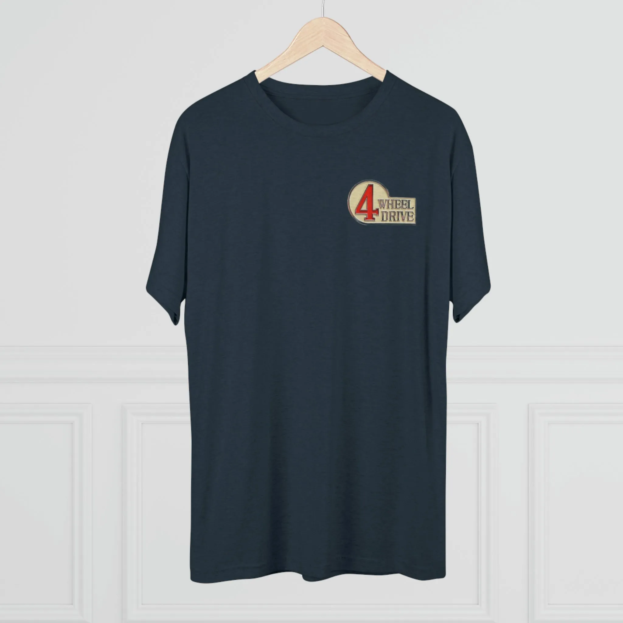 4 Wheel Drive 2 Side FJ40 Toyota Land Cruiser Unisex Tri Blend Tee - Reefmonkey