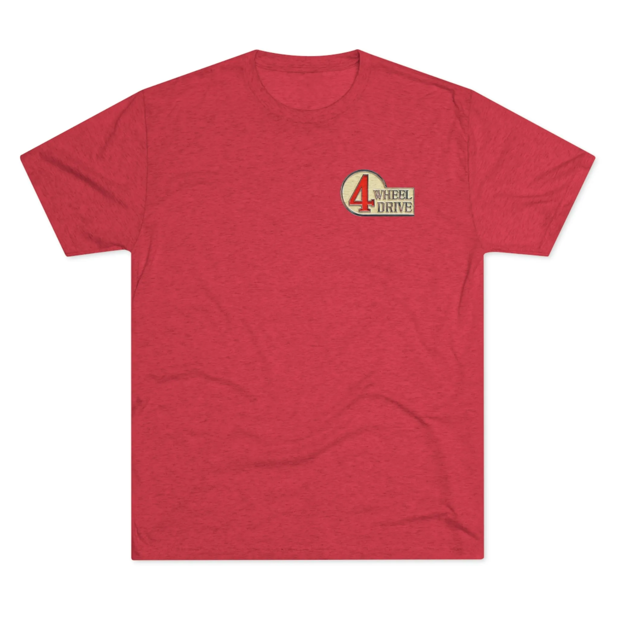 4 Wheel Drive 2 Side FJ40 Toyota Land Cruiser Unisex Tri Blend Tee - Reefmonkey