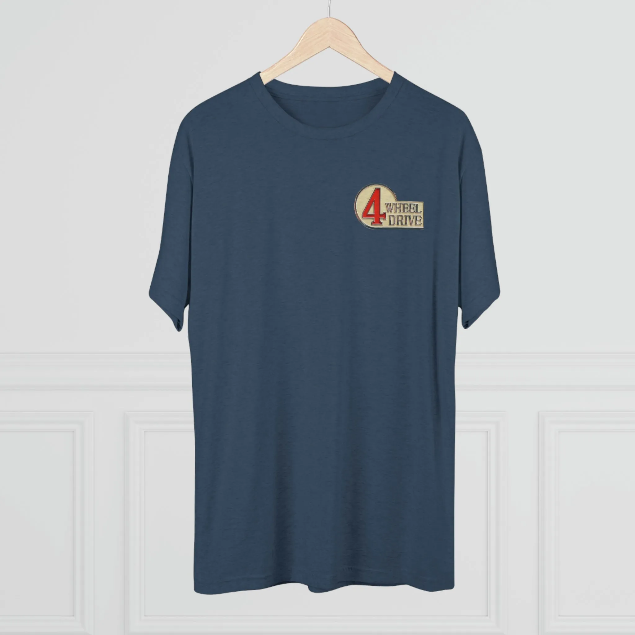4 Wheel Drive 2 Side FJ40 Toyota Land Cruiser Unisex Tri Blend Tee - Reefmonkey