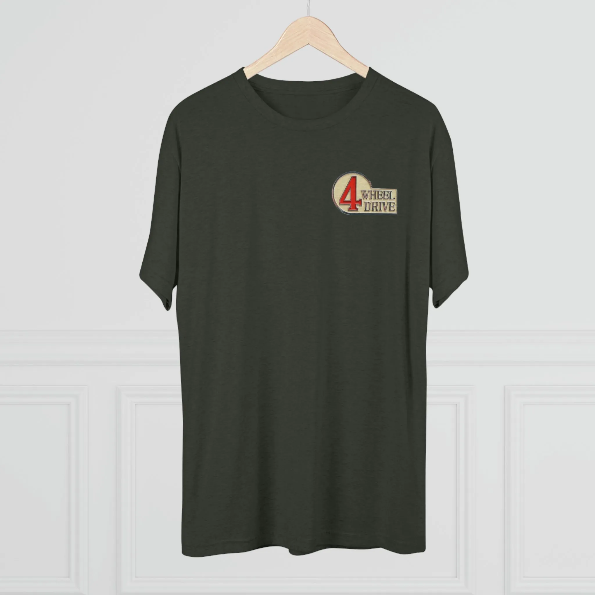 4 Wheel Drive 2 Side FJ40 Toyota Land Cruiser Unisex Tri Blend Tee - Reefmonkey