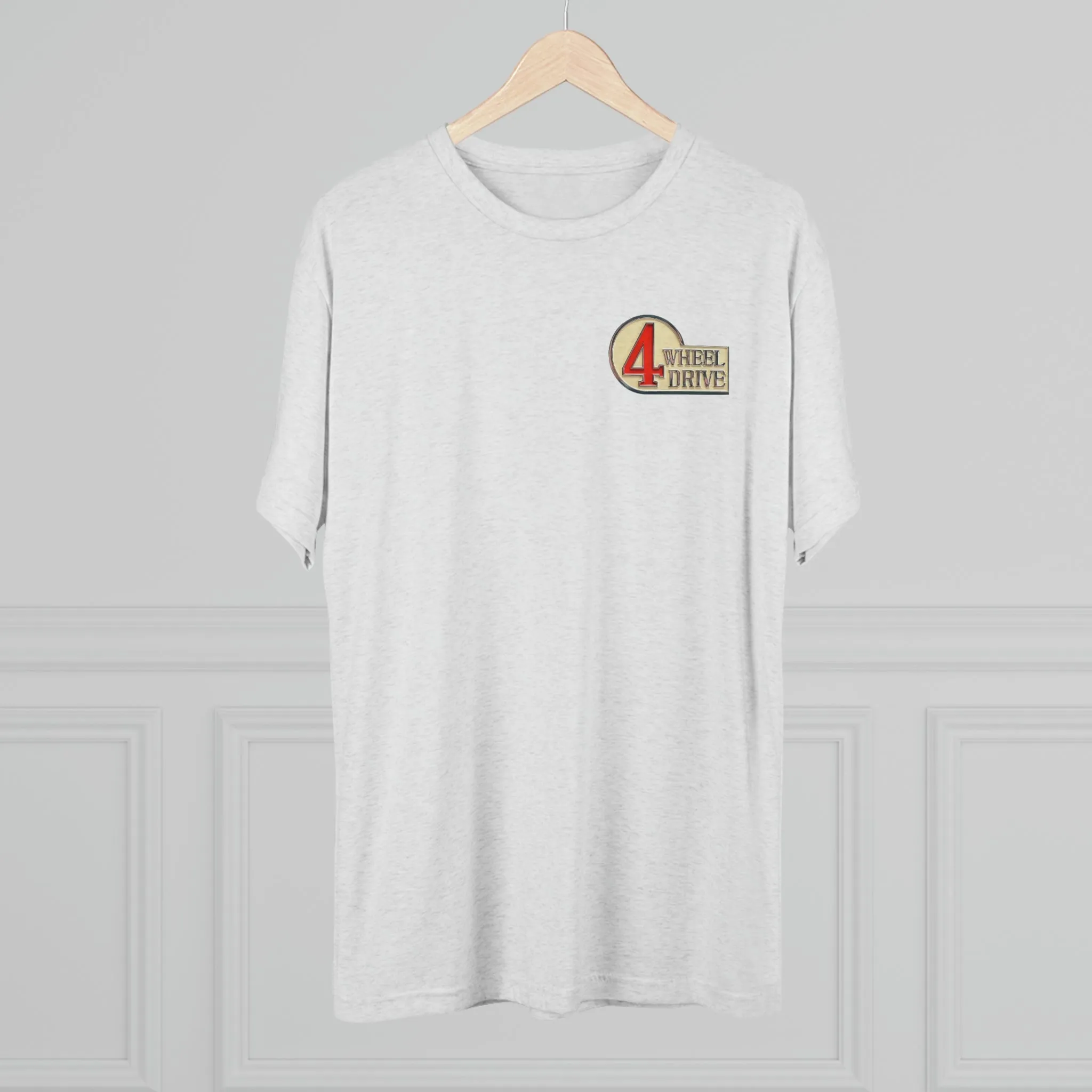4 Wheel Drive 2 Side FJ40 Toyota Land Cruiser Unisex Tri Blend Tee - Reefmonkey