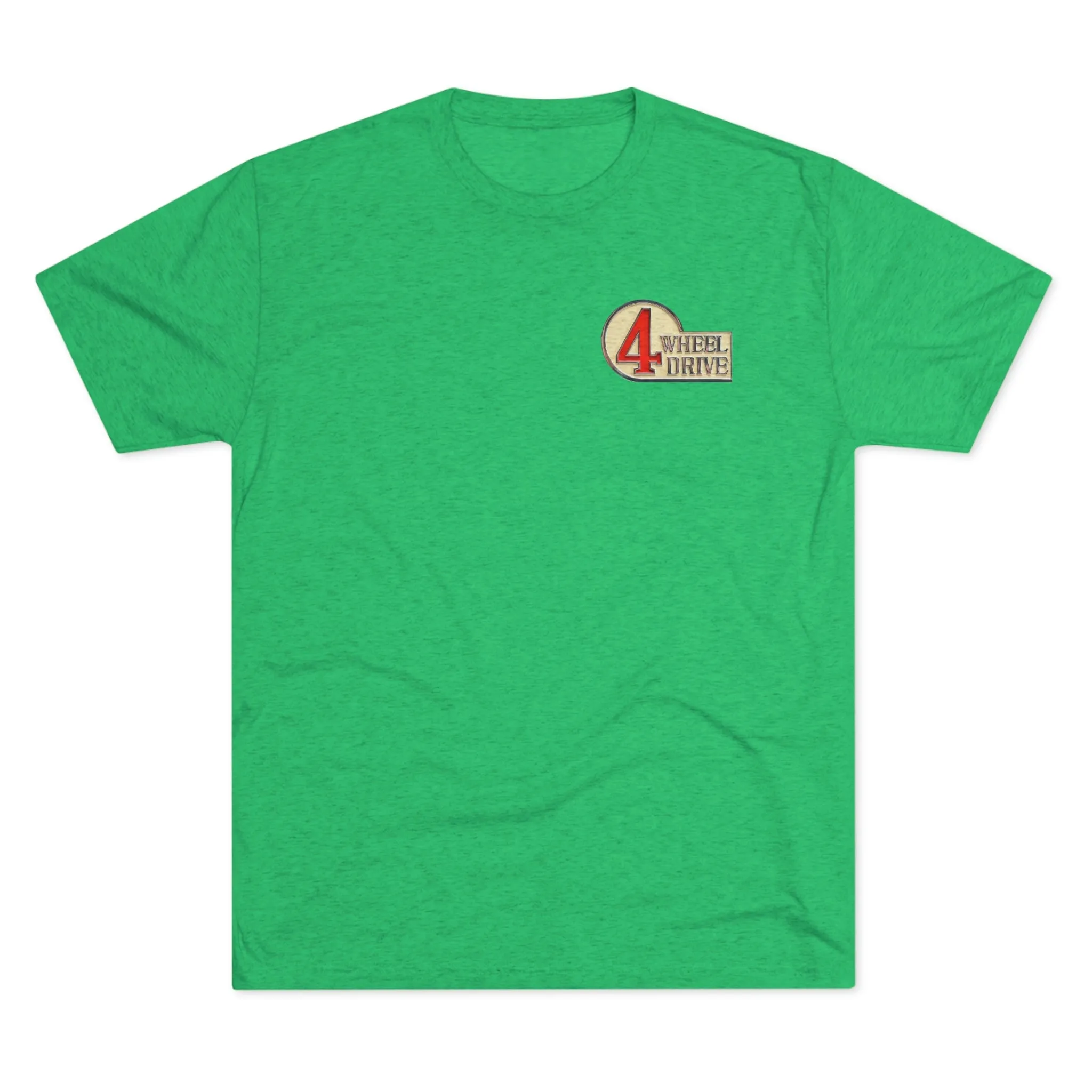 4 Wheel Drive 2 Side FJ40 Toyota Land Cruiser Unisex Tri Blend Tee - Reefmonkey
