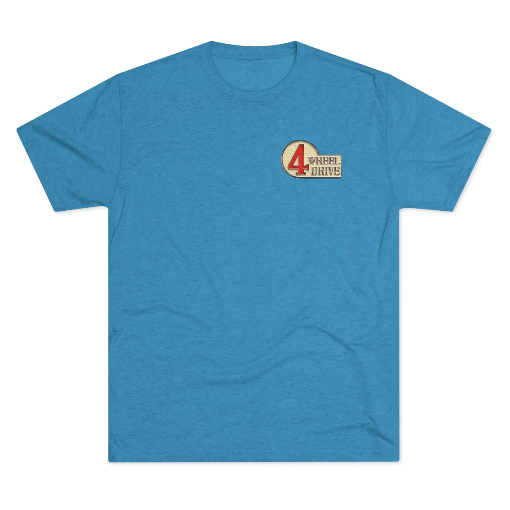 4 Wheel Drive 2 Side FJ40 Toyota Land Cruiser Unisex Tri Blend Tee - Reefmonkey