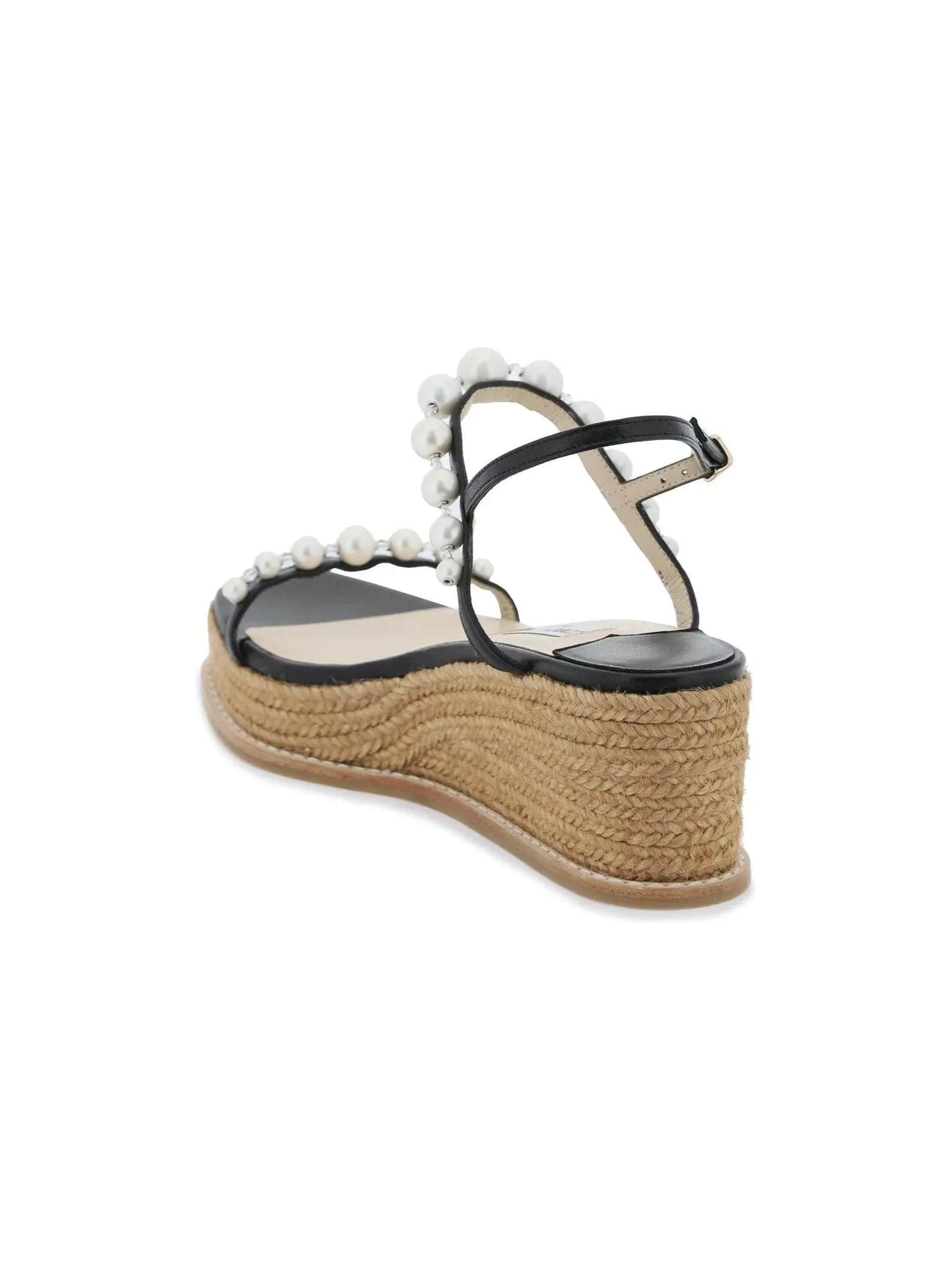 Amatuus Pearl Nappa Wedge Sandals