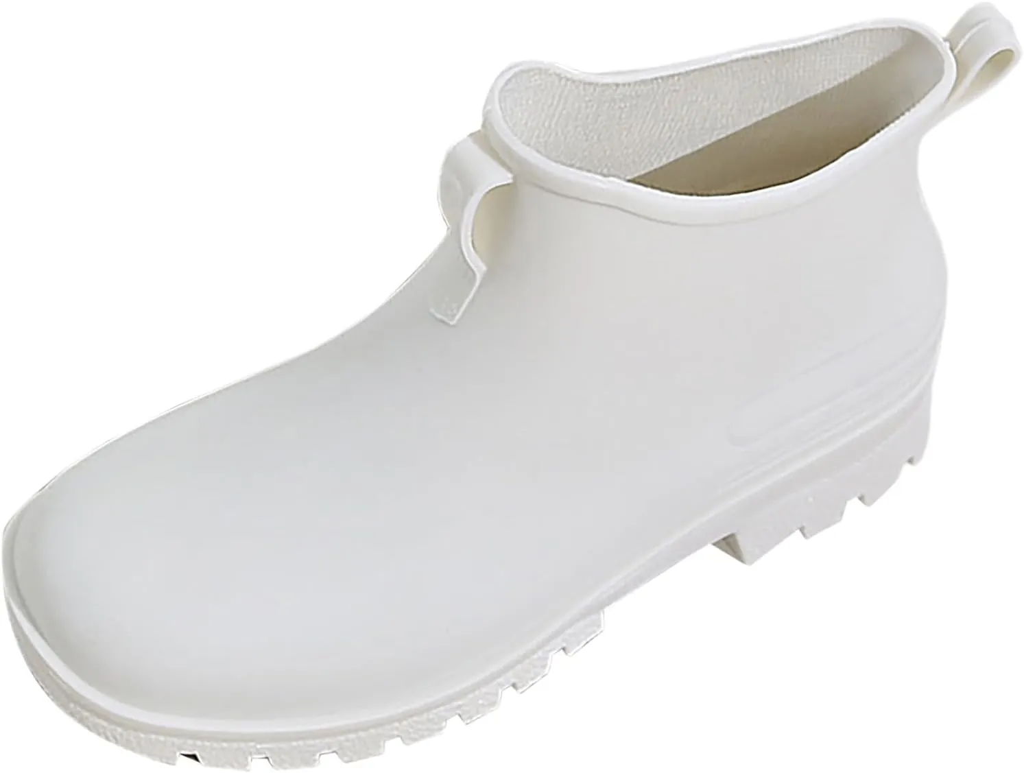 AMDBEL Rain Boots Women Size 7, Waterproof Garden Boots Anti-Slipping Chelsea Ankle Rainboots with Comfort Lightweight Insoles Outdoor Work Shoes