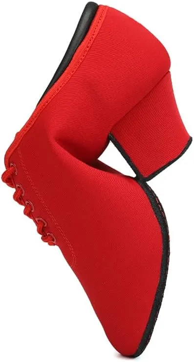 AOQUNFS Women Latin Dance Shoes Lace-up Ballroom Salsa Practice Dancing Shoes,RBNJB