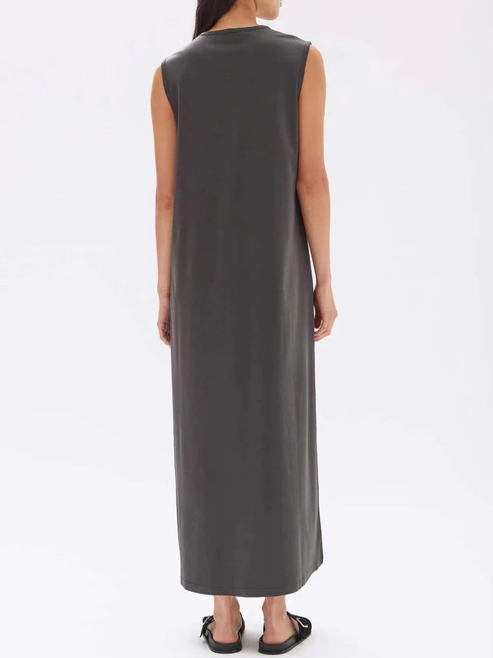 ASSEMBLY LABEL MADISON SILK BLEND TANK DRESS