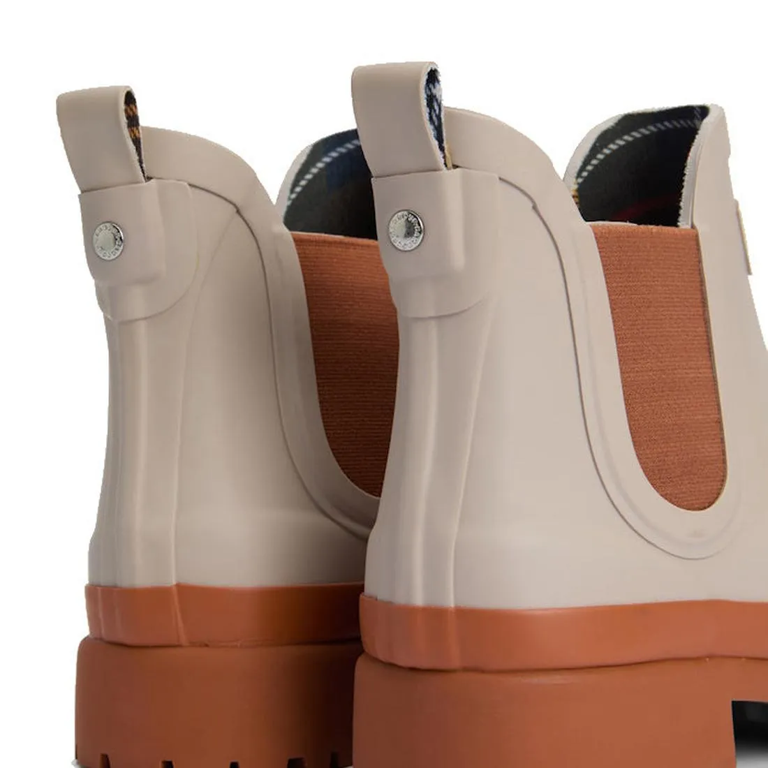 Barbour Mallow Light Sand Chelsea Wellingtons Womens Ankle Rainboot