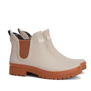 Barbour Mallow Light Sand Chelsea Wellingtons Womens Ankle Rainboot