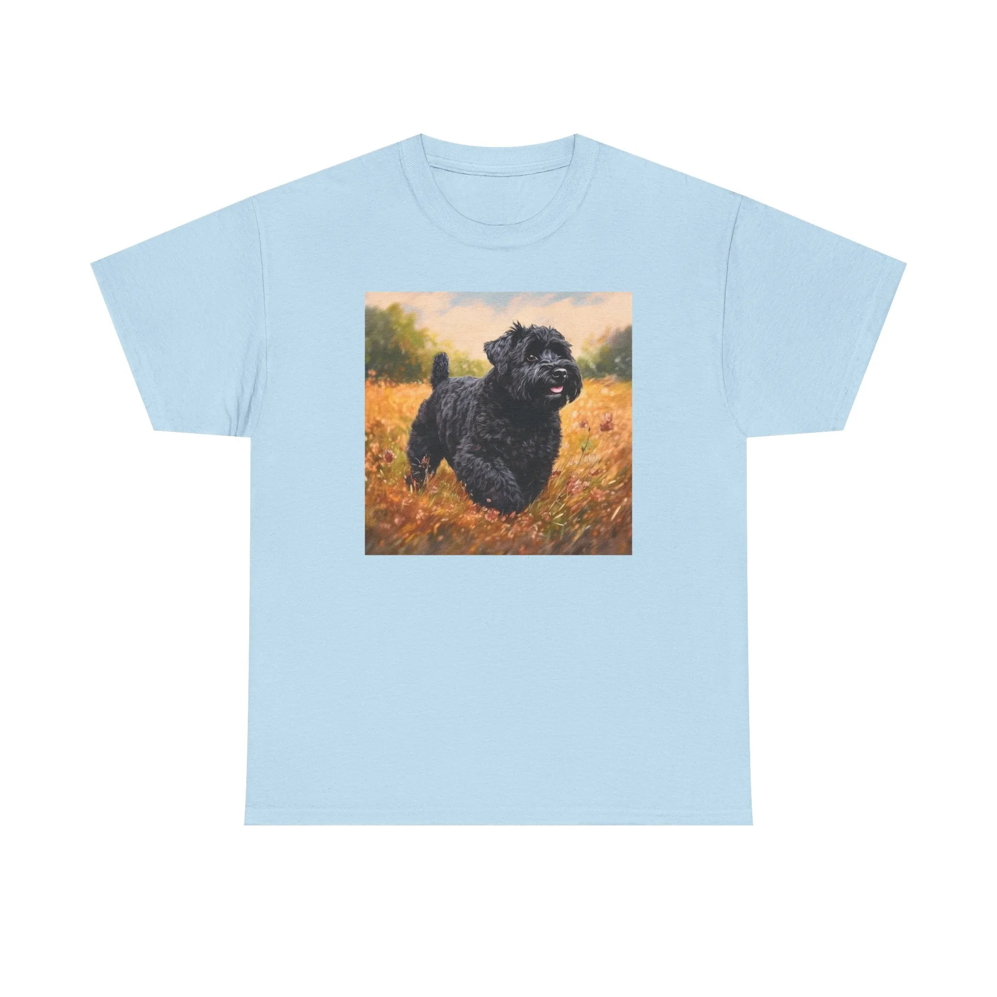 Black Russian Terrier Unisex Heavy Cotton Tee
