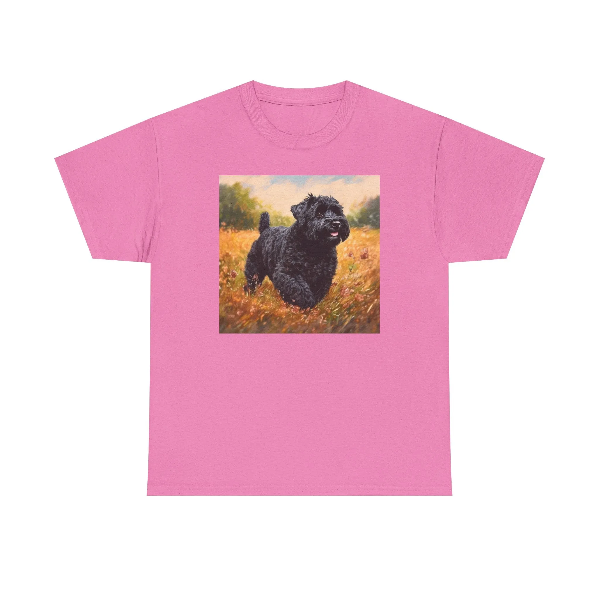 Black Russian Terrier Unisex Heavy Cotton Tee