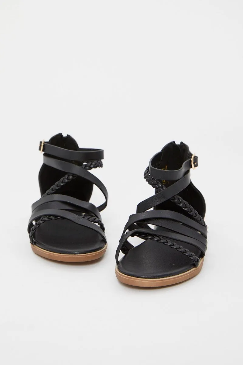 Black Strappy Sandal