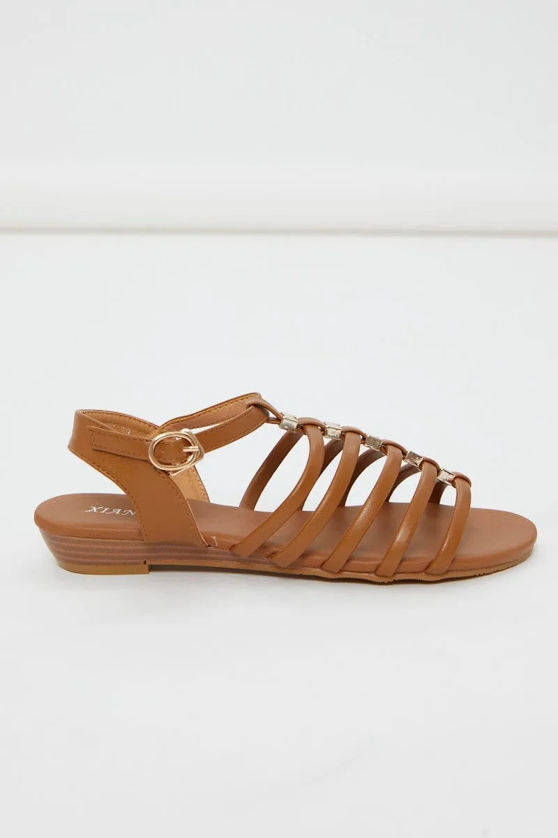 Brown Strappy Sandal