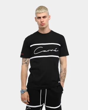 Carré Men's Scripted Classique Short Sleeve T-Shirt Black/White