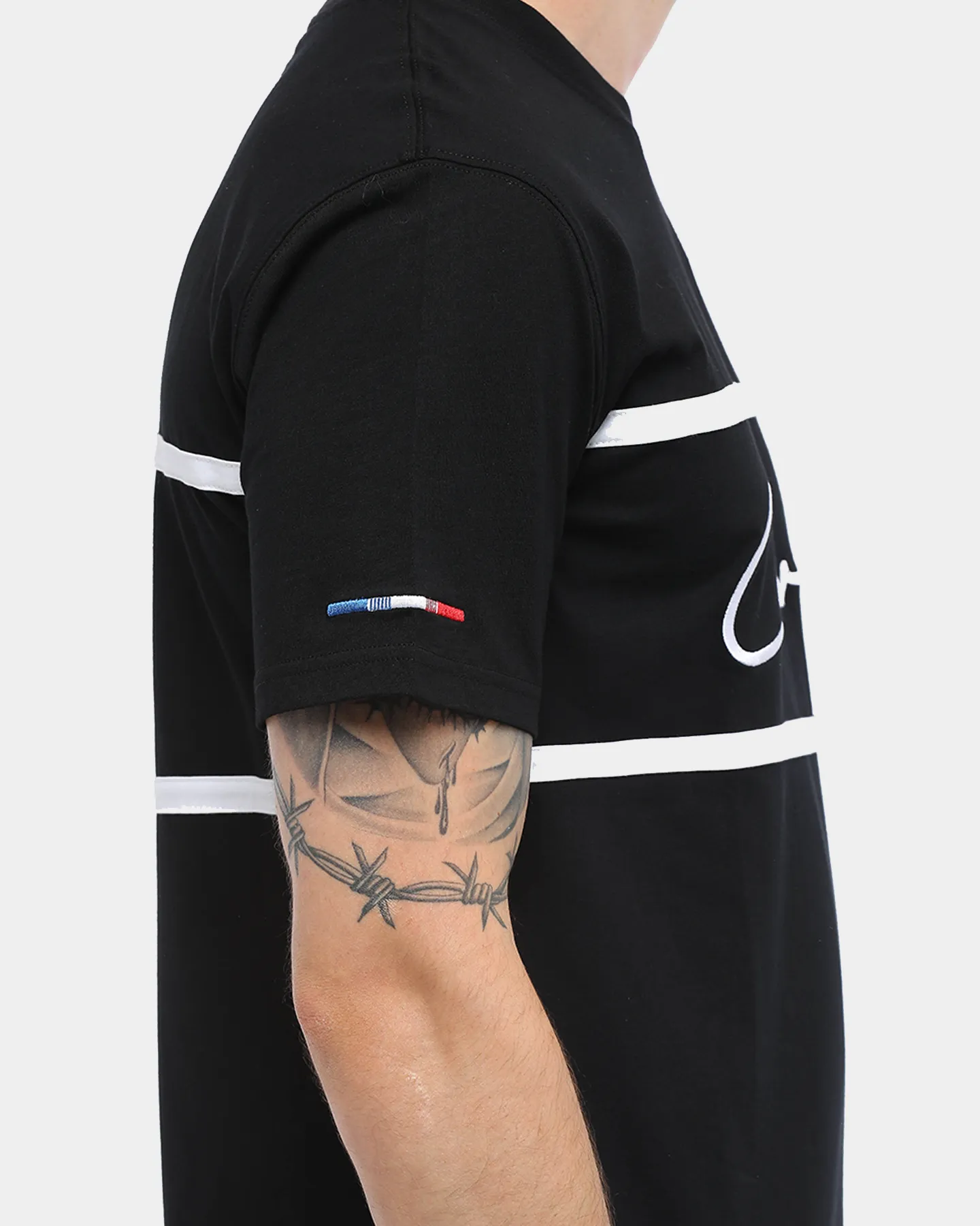 Carré Men's Scripted Classique Short Sleeve T-Shirt Black/White
