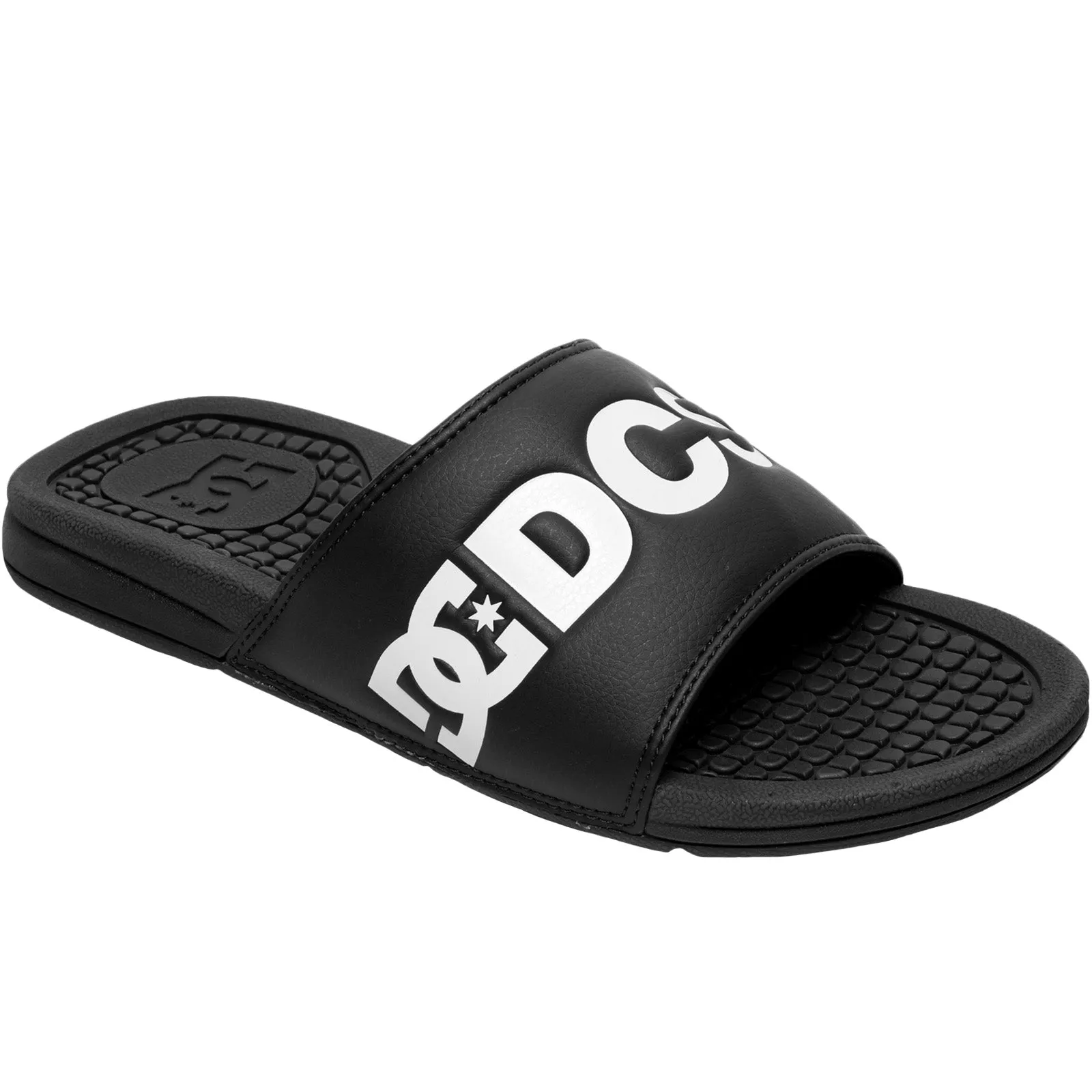 DC Shoes Mens Bolsa SE Sliders - Black/White
