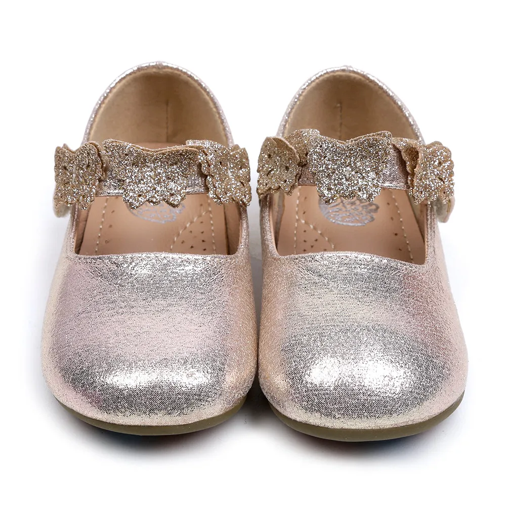 Fancy Casual Pumps For Girls - Gold