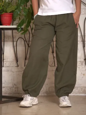Girls Trouser-Olive