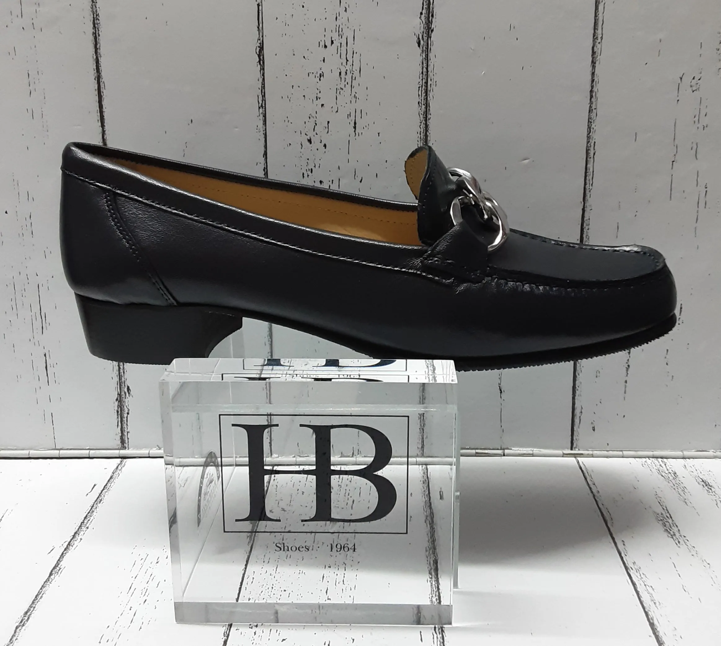 HB Italia - 416 - LEATHER LOAFER  - 7984 - Navy