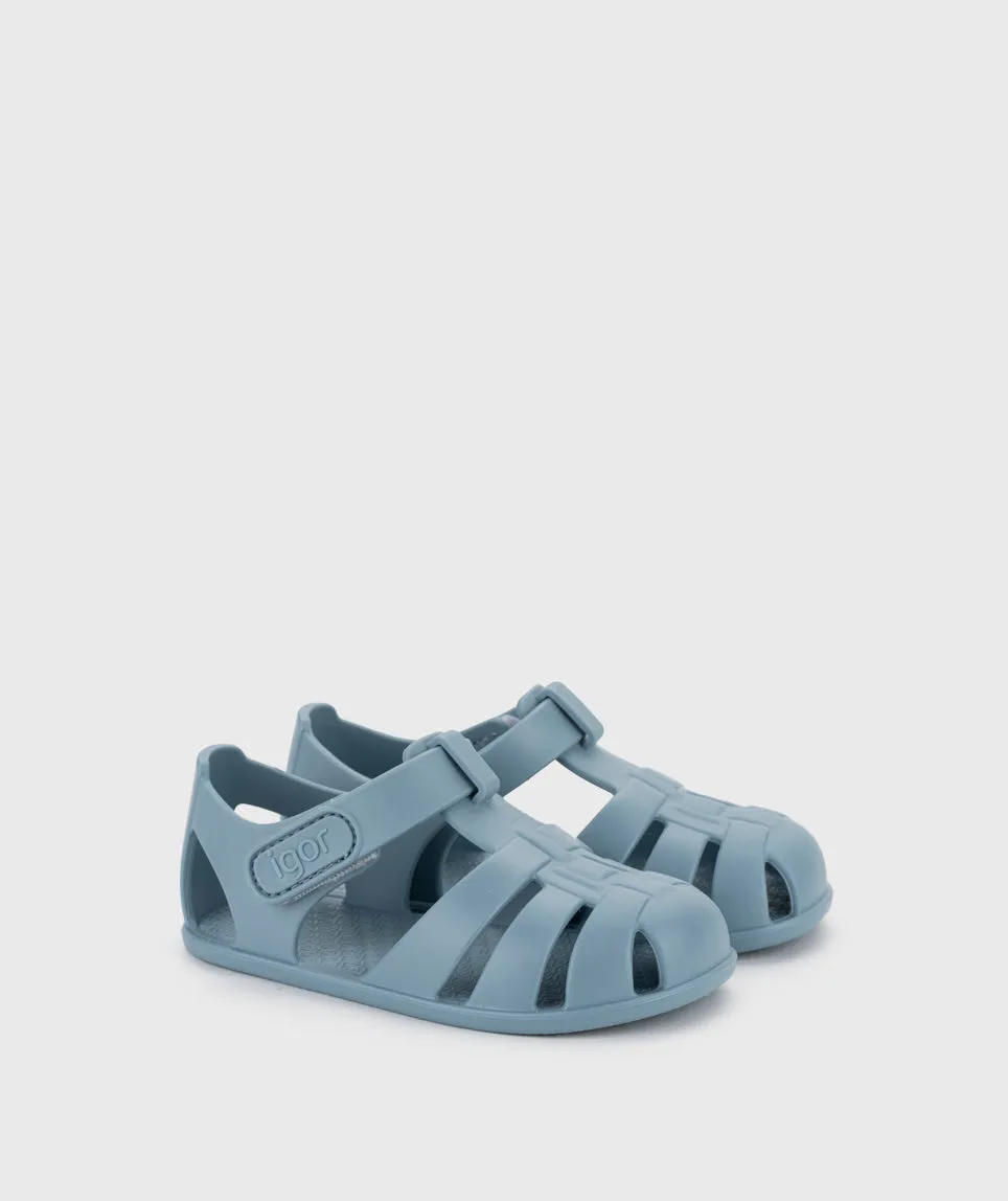 Igor Boy's and Girl's Nemo Solid Sandals, Oceano