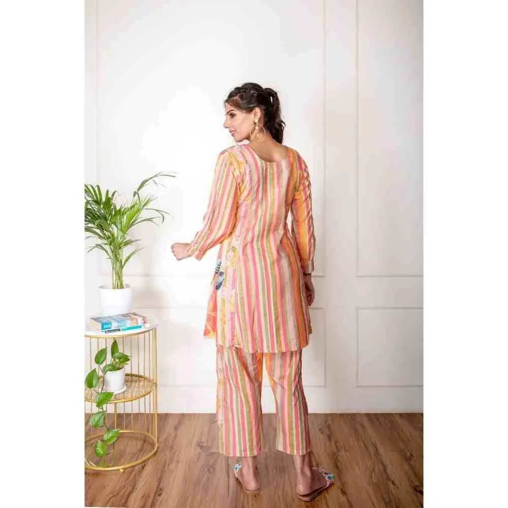 Ishnya Oh My - Multicolor Co-Ord (Set Of 2)