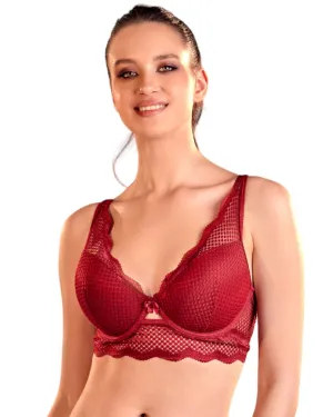 Lacy Elegance Crop Top Bra