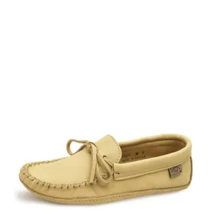 Laurentian Chief Men's Moccasins Padded Ski Sole Unlined Deer 7463M