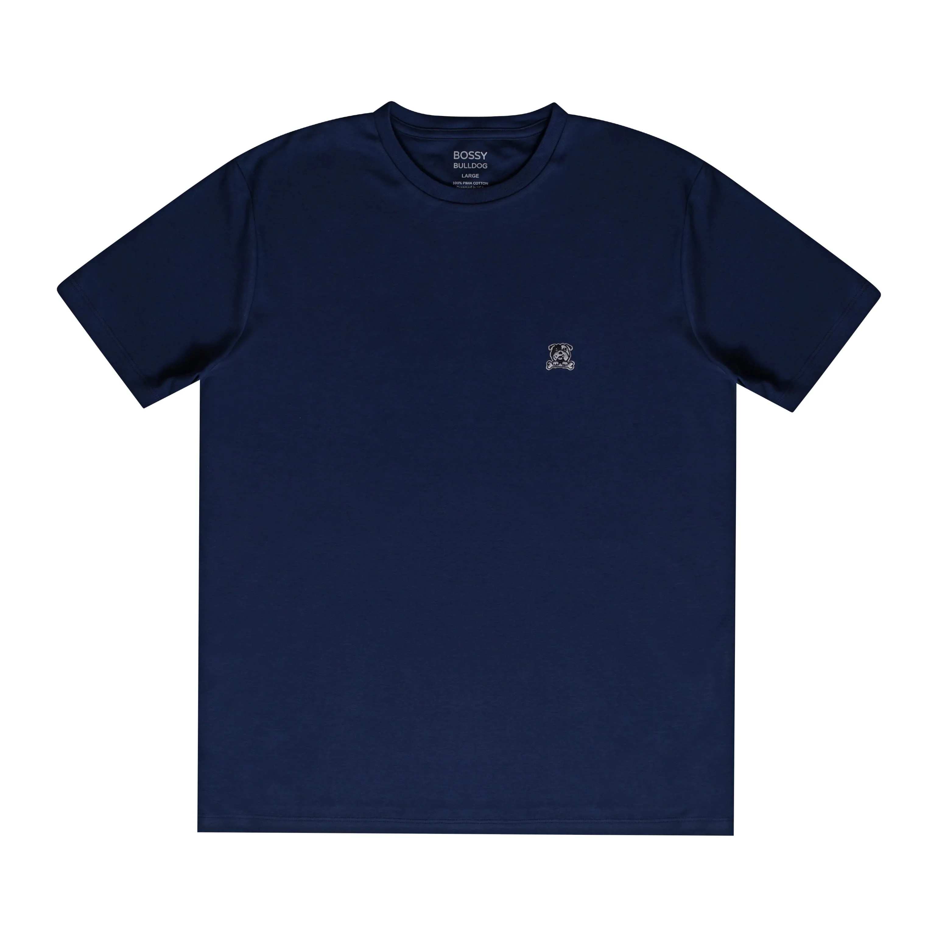 Mens Crew Neck T-Shirt - Barkin' Blue