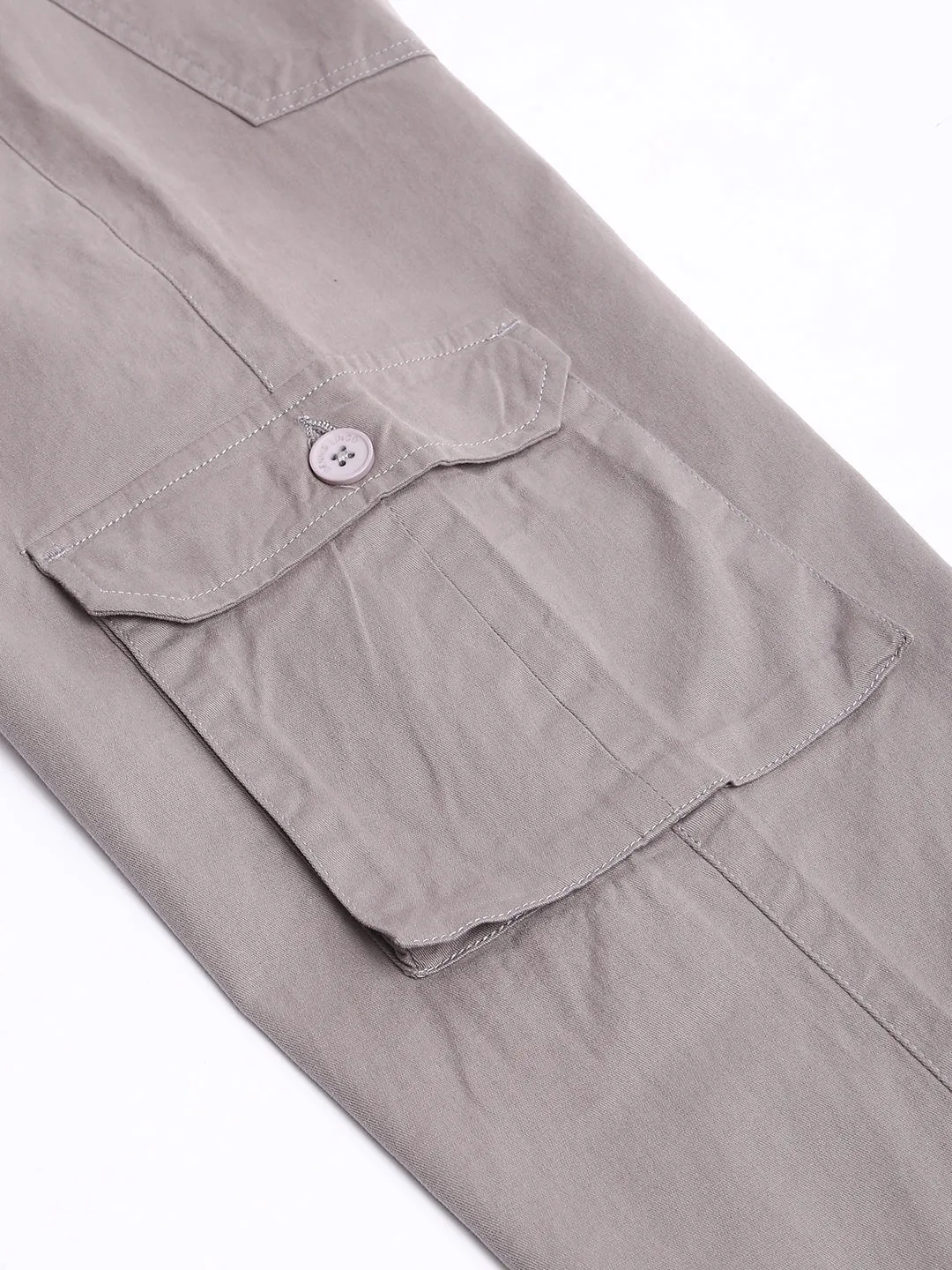 Men's Tapered Fit Cotton Cargo (Graphite Grey)