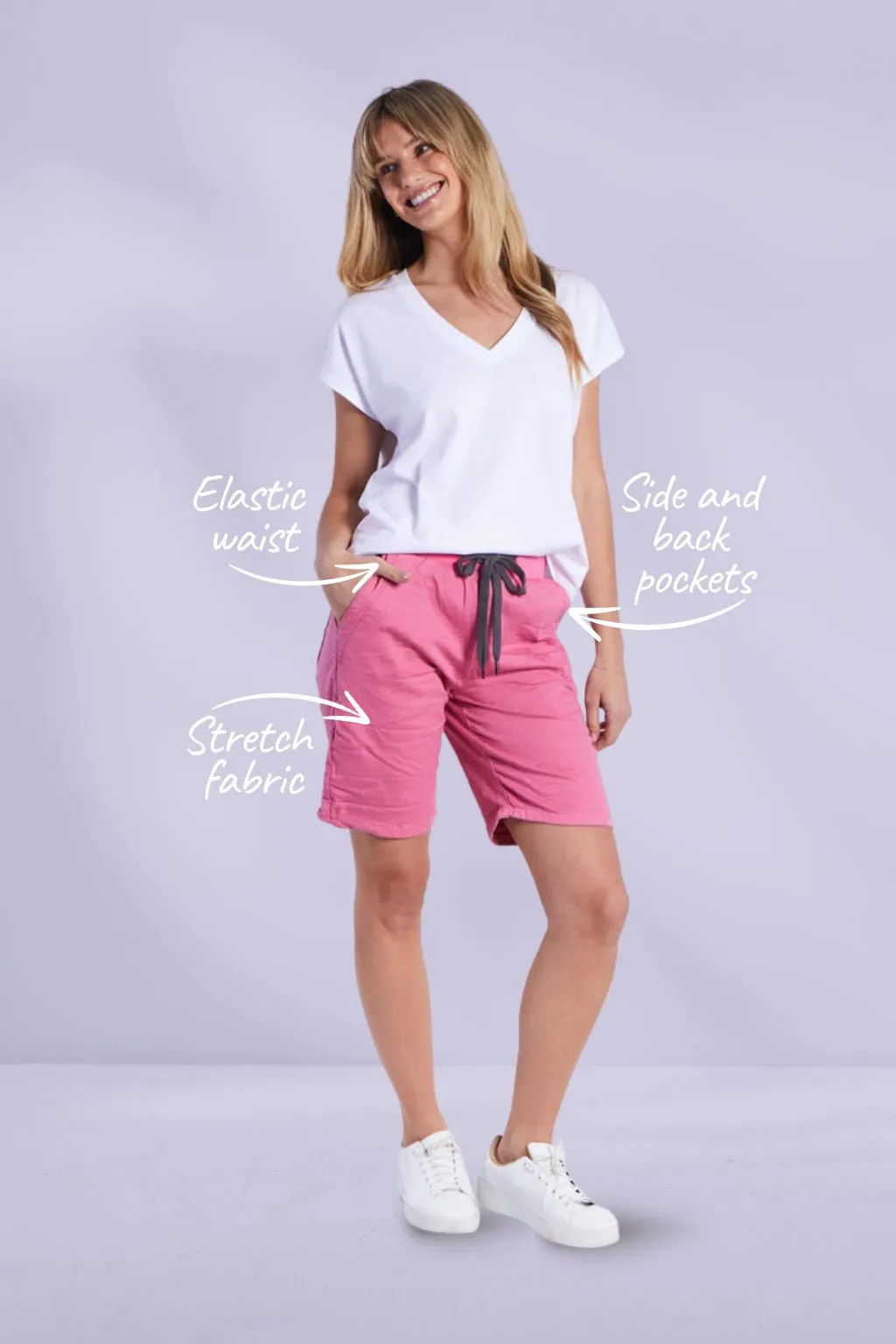 Monaco Riley Shorts Pink