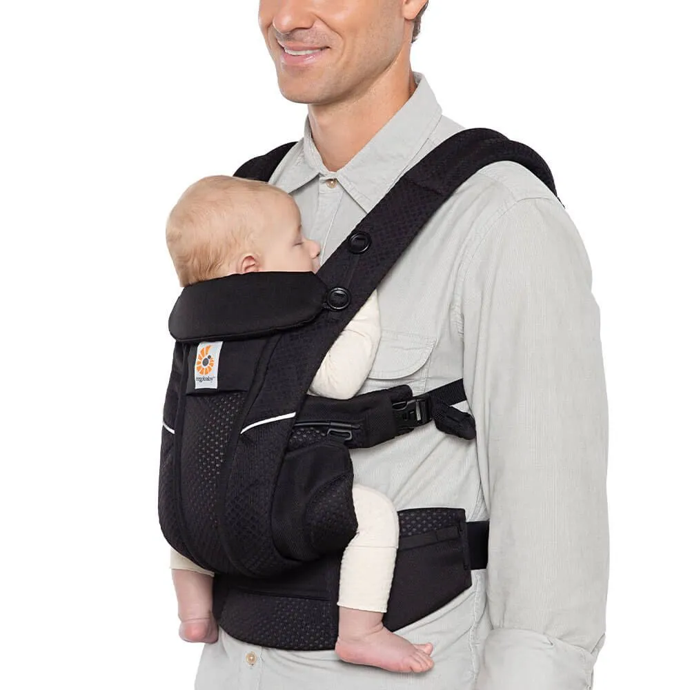 Omni Breeze Soft Flex Mesh Baby Carrier - Onyx Black by Ergobaby