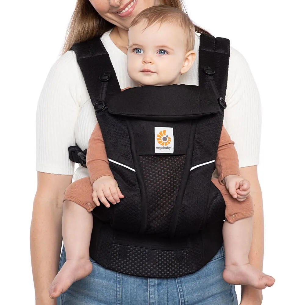 Omni Breeze Soft Flex Mesh Baby Carrier - Onyx Black by Ergobaby