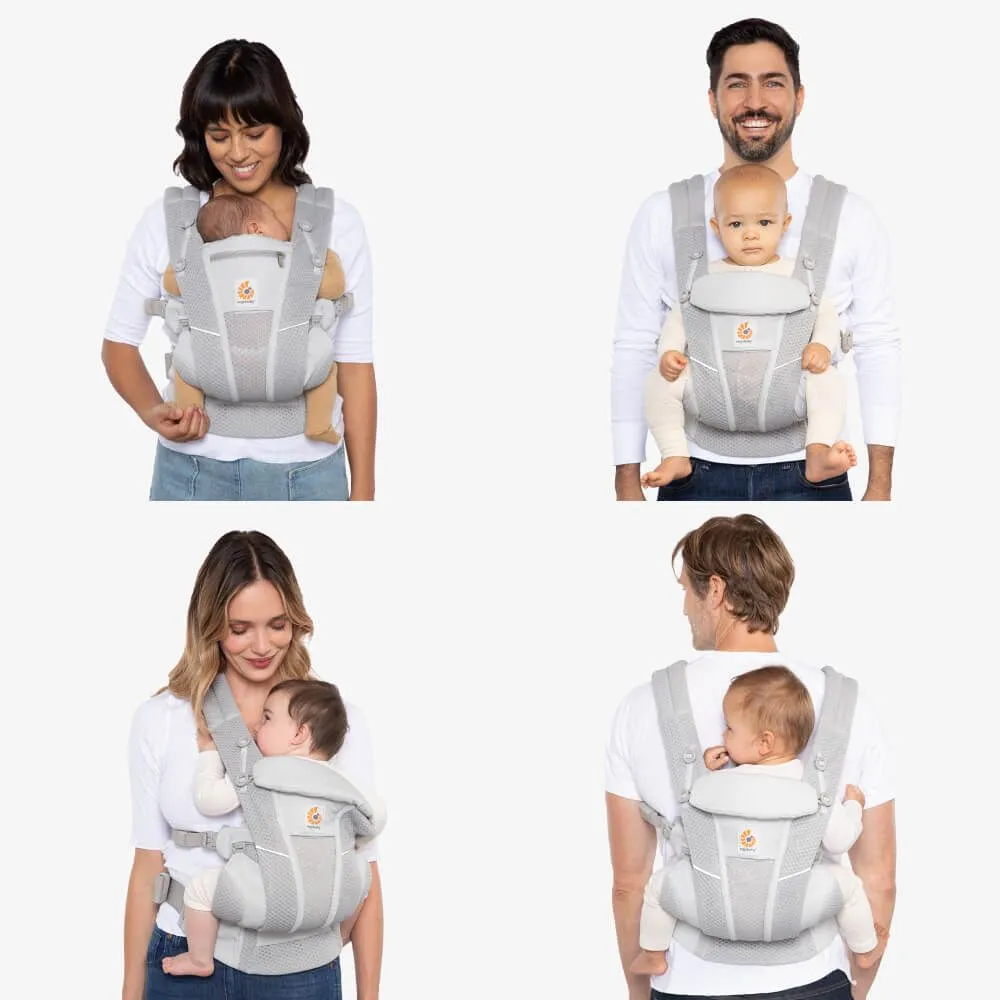 Omni Breeze Soft Flex Mesh Baby Carrier - Onyx Black by Ergobaby