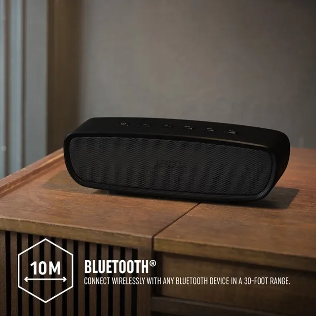 [OPEN BOX] JAM AUDIO Heavy Metal Bluetooth Wireless Speaker - Black