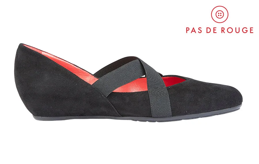 PAS DALIA BLACK SUEDE