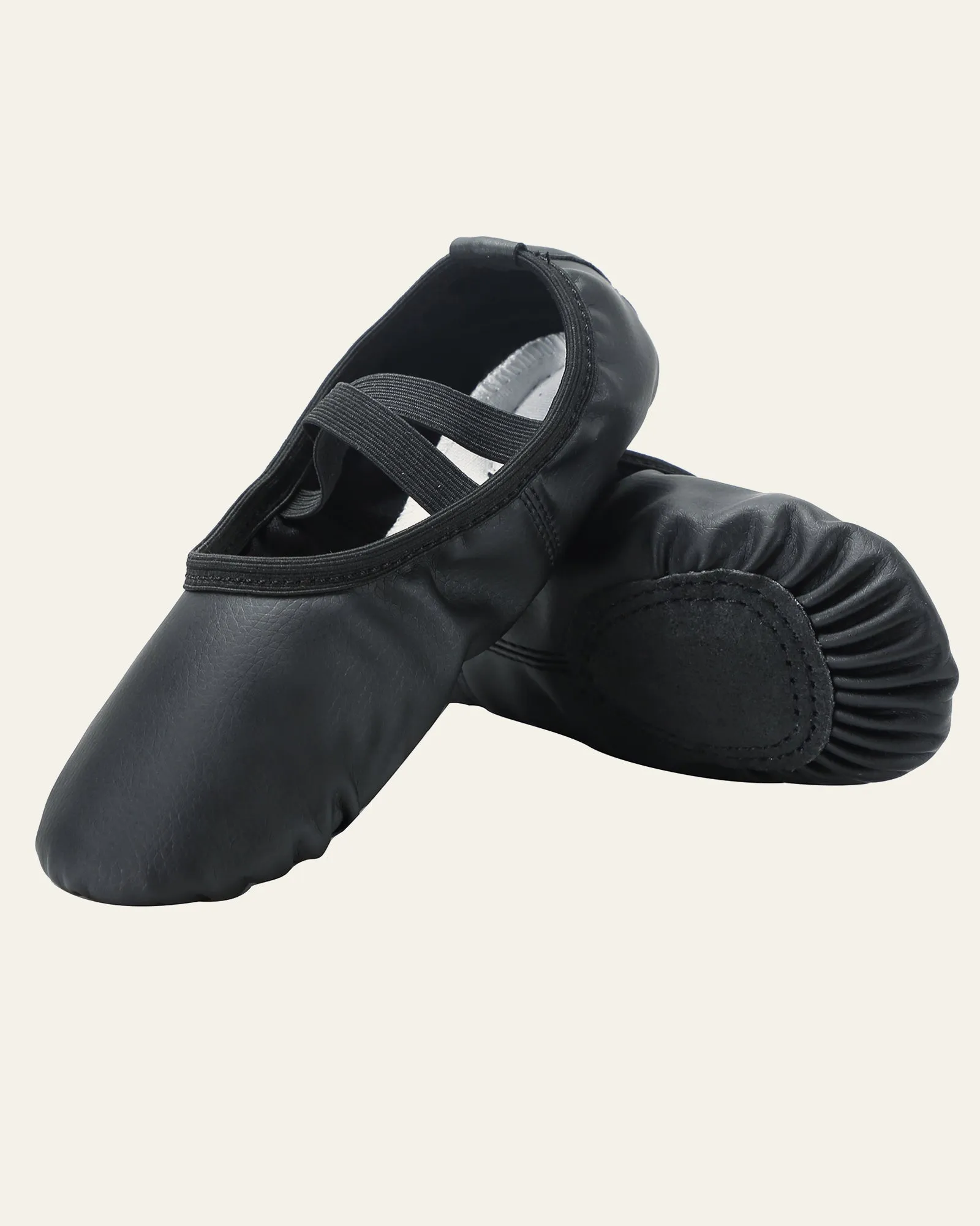 PU Leather High Precision Ballet Dance Shoes for Girls and Kids