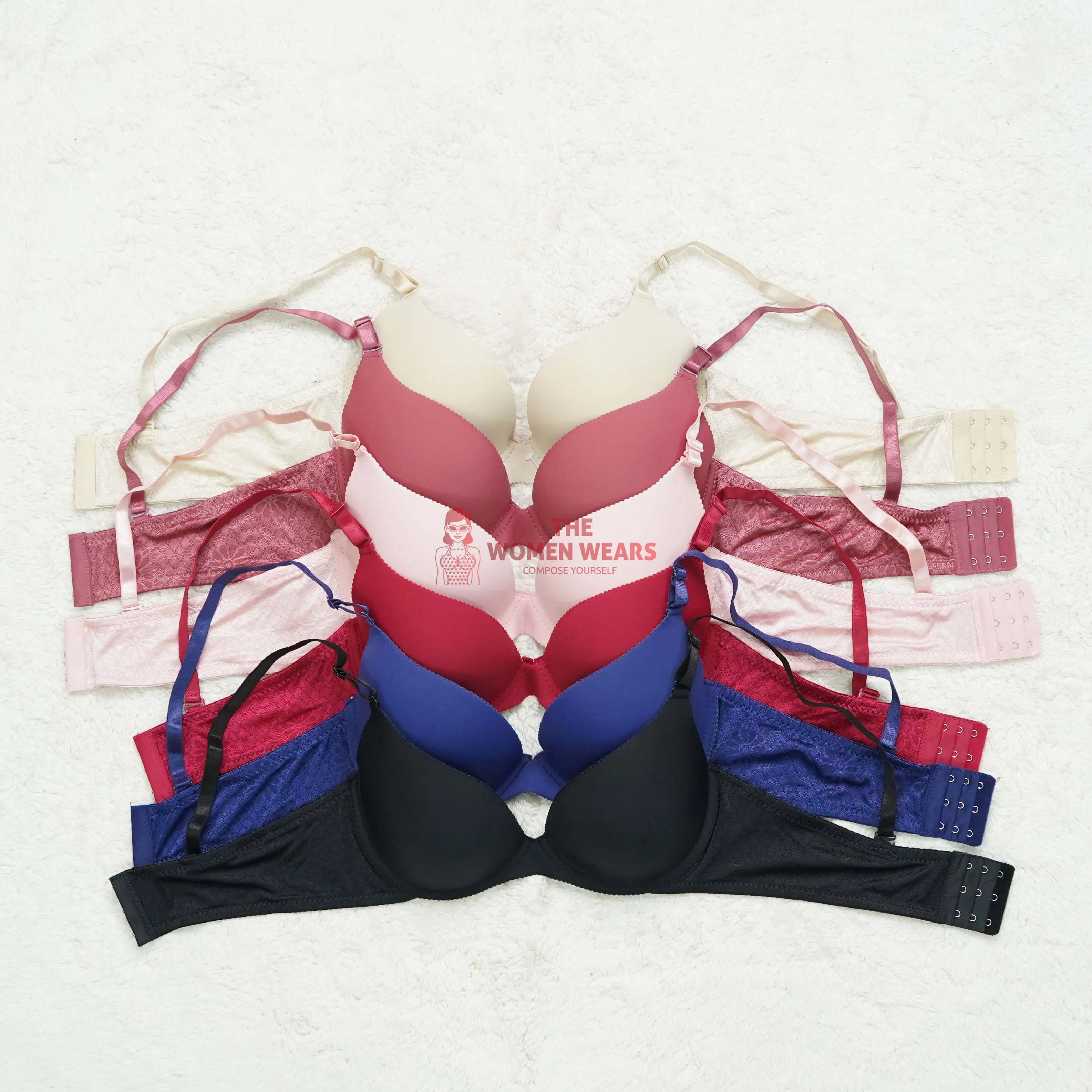 Soft Padded Underwire Padded Bra - (1002)