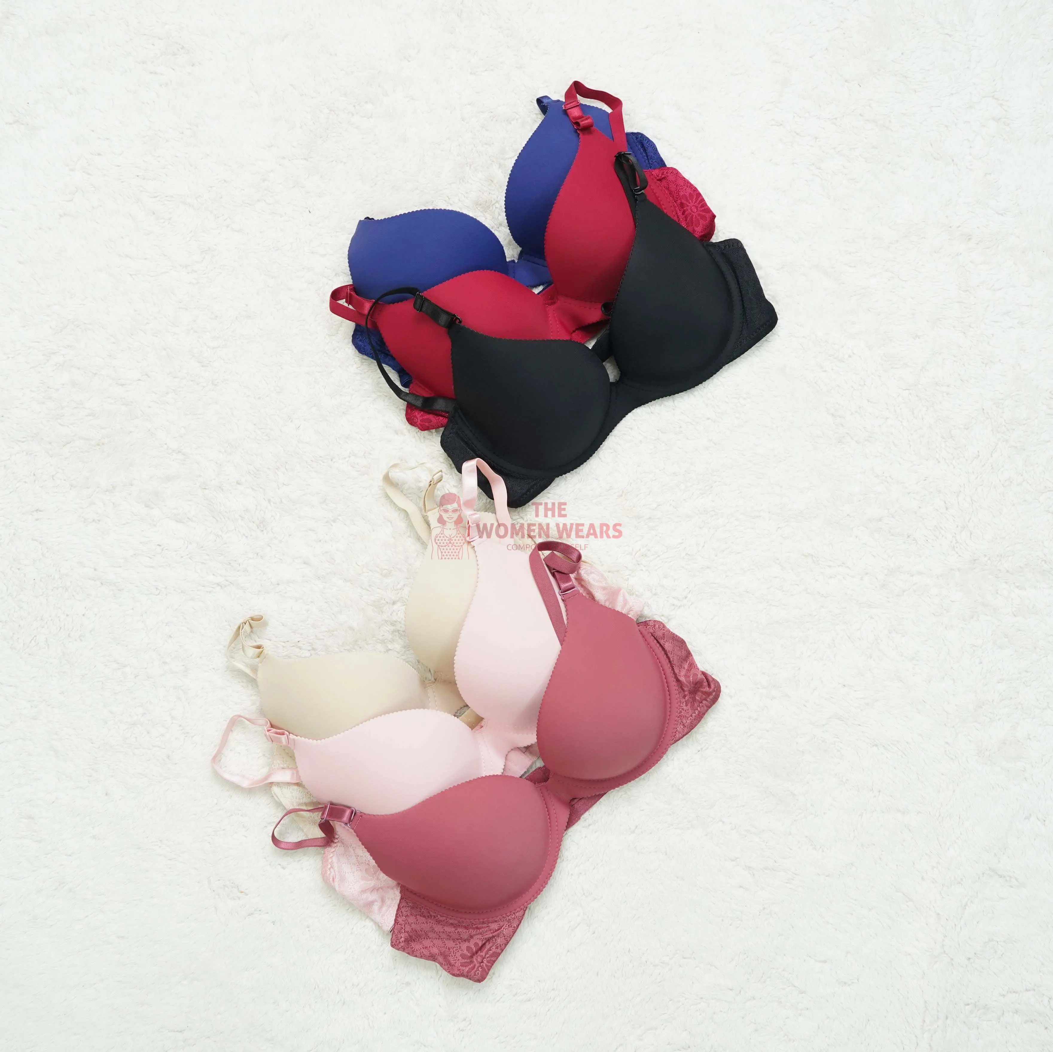 Soft Padded Underwire Padded Bra - (1002)
