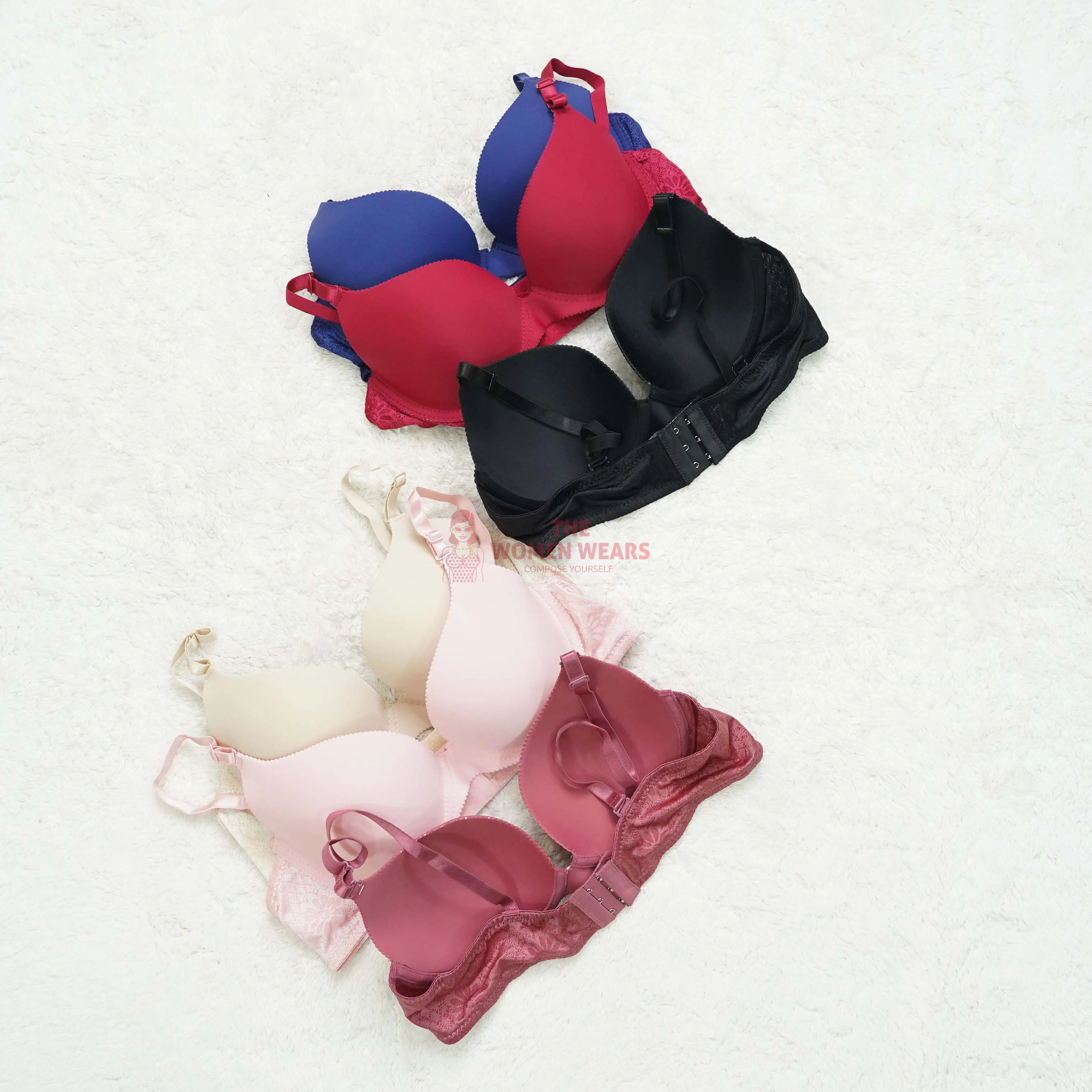 Soft Padded Underwire Padded Bra - (1002)