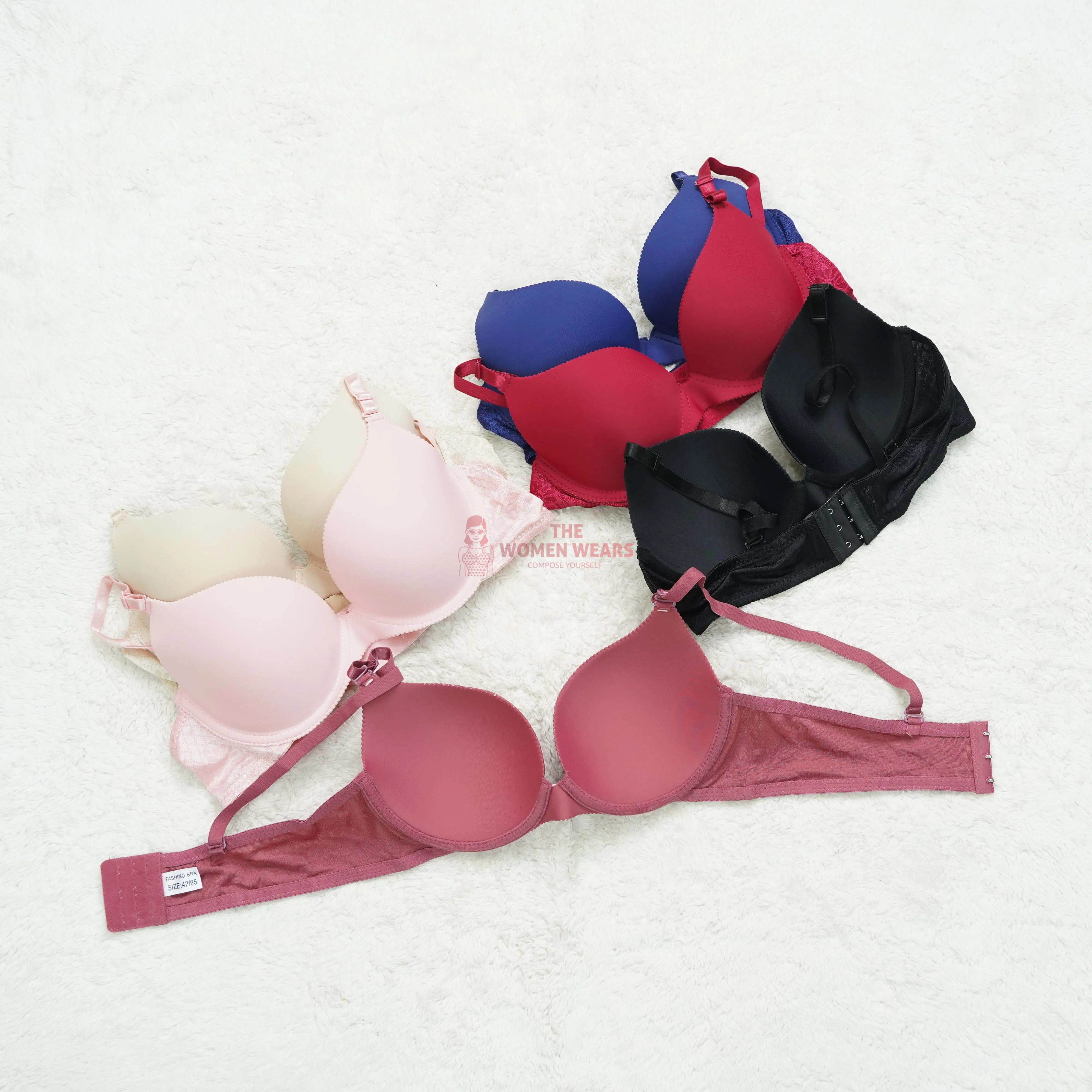 Soft Padded Underwire Padded Bra - (1002)
