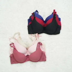 Soft Padded Underwire Padded Bra - (1002)