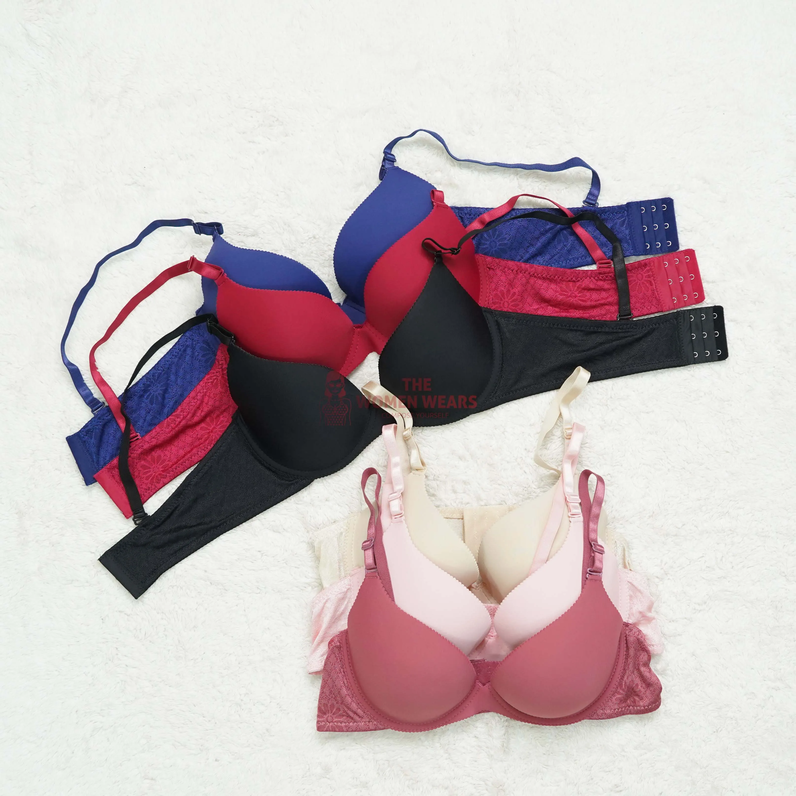 Soft Padded Underwire Padded Bra - (1002)
