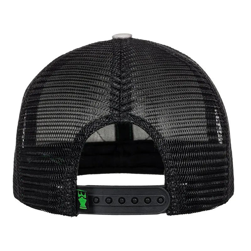 TRUCKER HAT PATCH GREY/BLACK