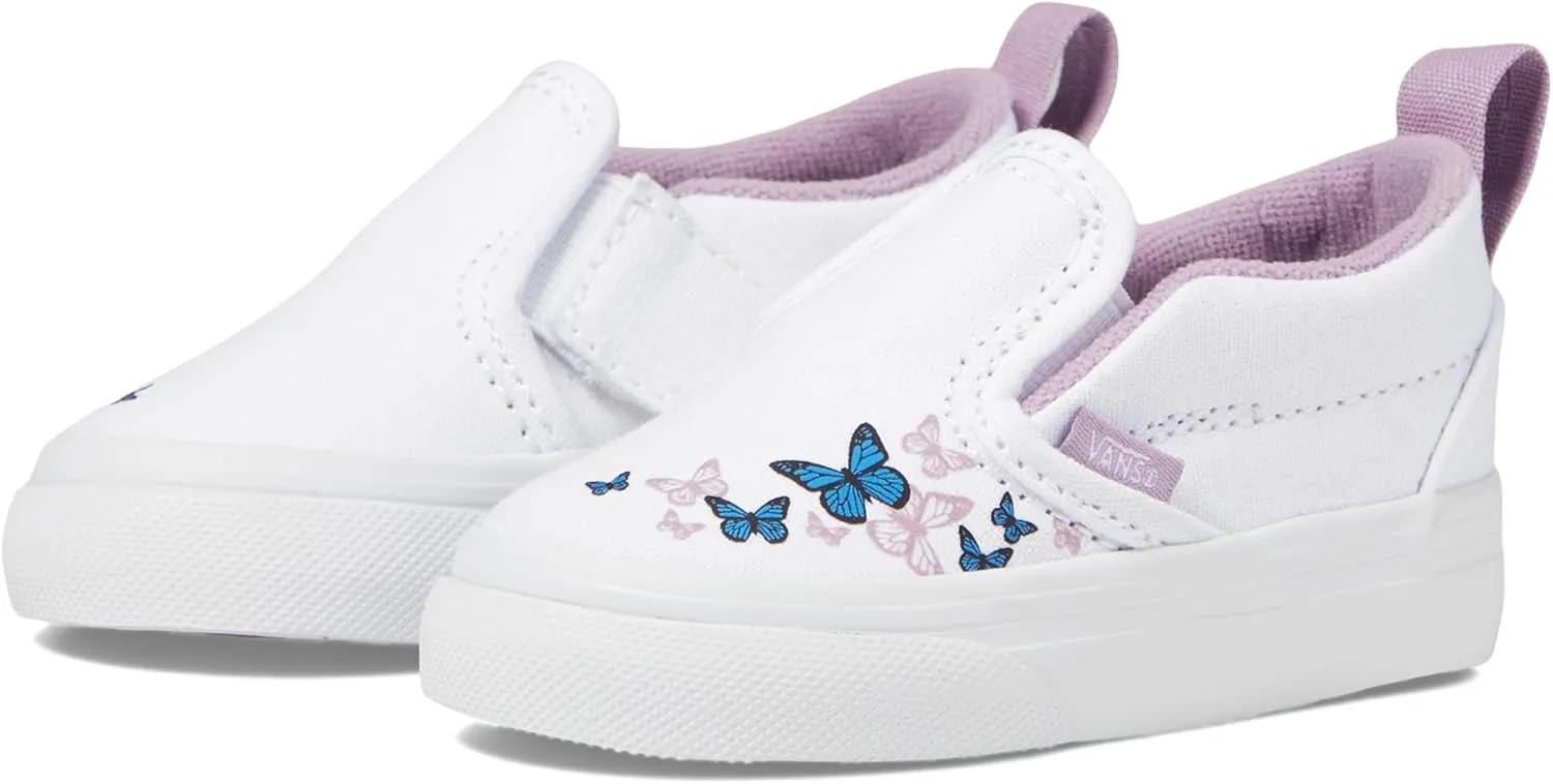 Vans Baby-Girl's Slip-on V (Infant/Toddler) Sneaker