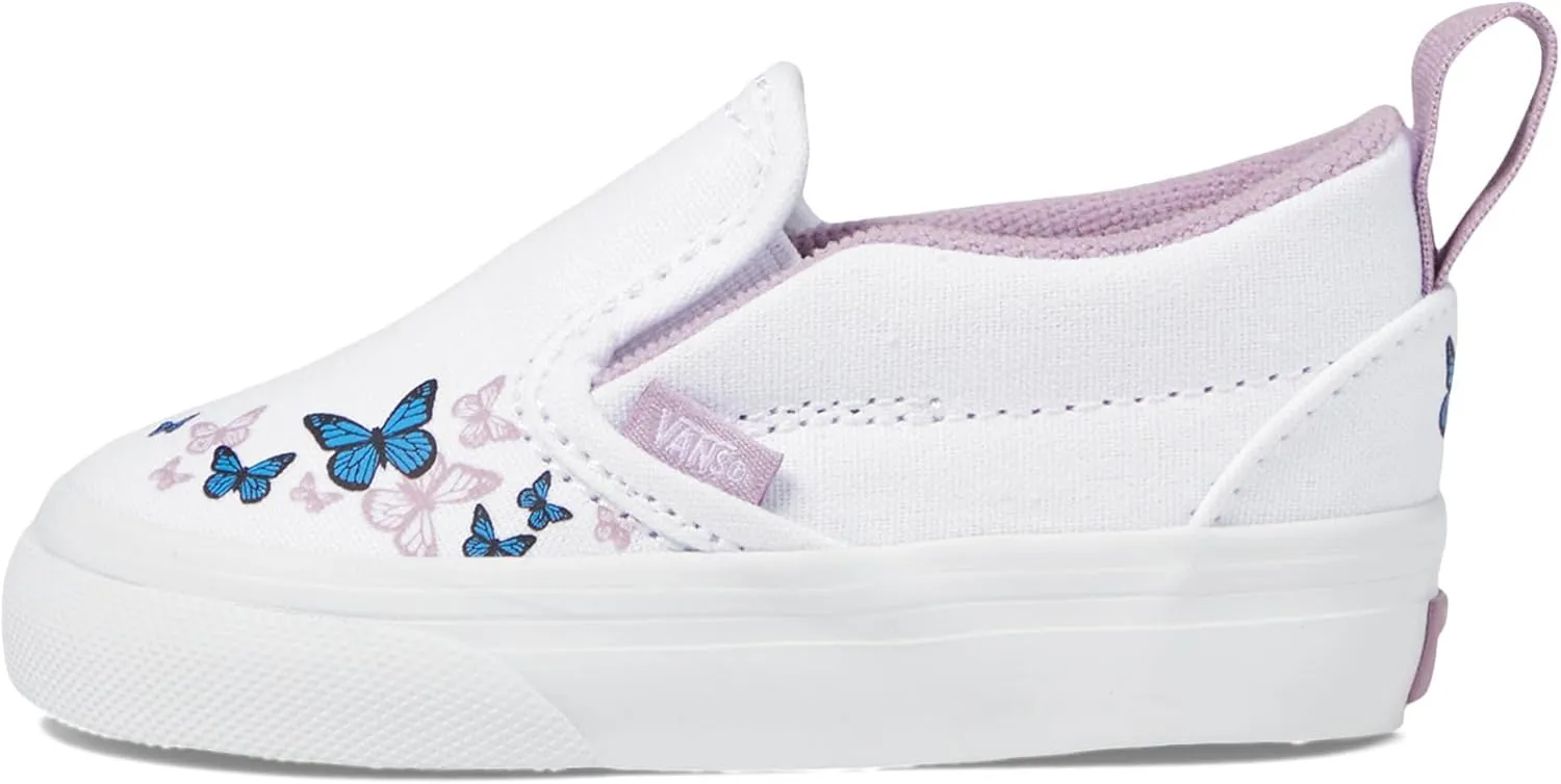 Vans Baby-Girl's Slip-on V (Infant/Toddler) Sneaker