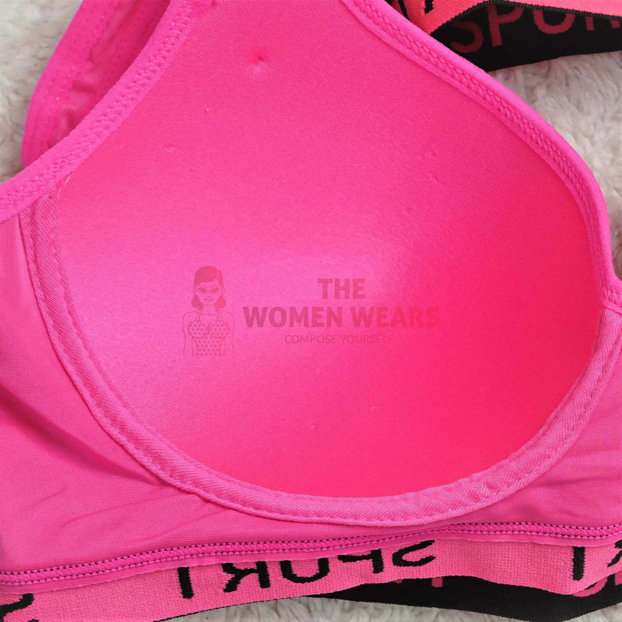 Women's Butterfly Seamless Soft Sport Bra (38592)