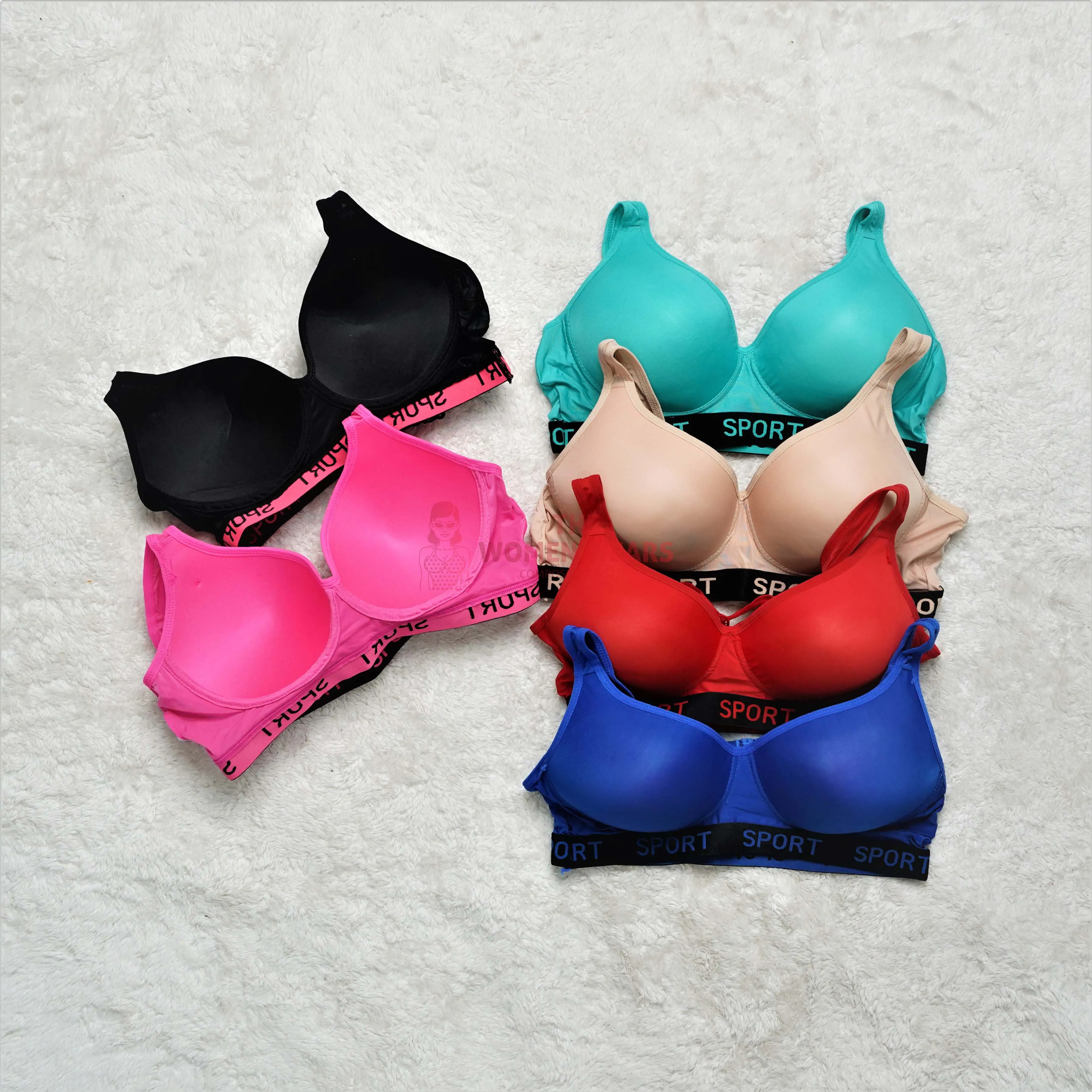 Women's Butterfly Seamless Soft Sport Bra (38592)